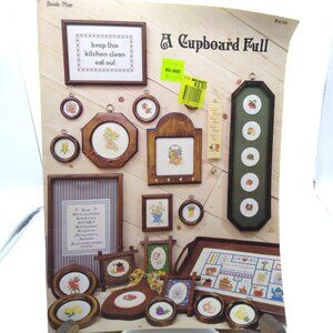 Vintage Cross Stitch Patterns, A Cupboard Full Book 9 by Rose Anne Hobbs, Busy